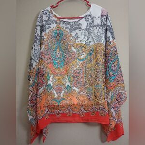 Sioni Blouse with Batwing Loose Sleeve Size Medium